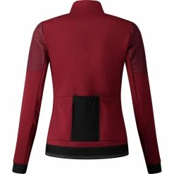Shimano Kaede Veste Coupe-vent Femme, Rouge