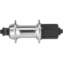 Shimano Road FH-RS400 Moyeu Arrière Attache Rapide 10/11 Vitesses 163mm 130mm, Argent