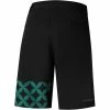 Shimano Sayama Printed Short Femme, Noir/vert -Shimano Shop shimano sayama printed shorts women black green 2