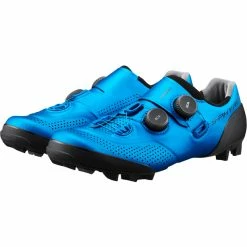 Shimano SH-XC902 Chaussures Large, Bleu -Shimano Shop shimano sh xc902 shoes wide men blue 5