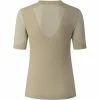 Shimano Couche De Base à Manches Courtes Femme, Beige -Shimano Shop shimano ss baselayer women beige 2