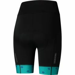 Shimano Sumire Printed Short Femme, Noir/vert