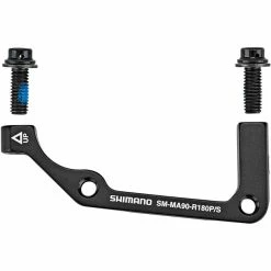 Shimano XTR SM-MA90-R180P/S Adaptateur 180 Mm Arrière, Noir